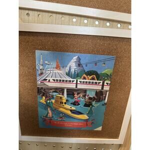 Disney Handmade Custom Pin Board Disneyland From Little Golden Books